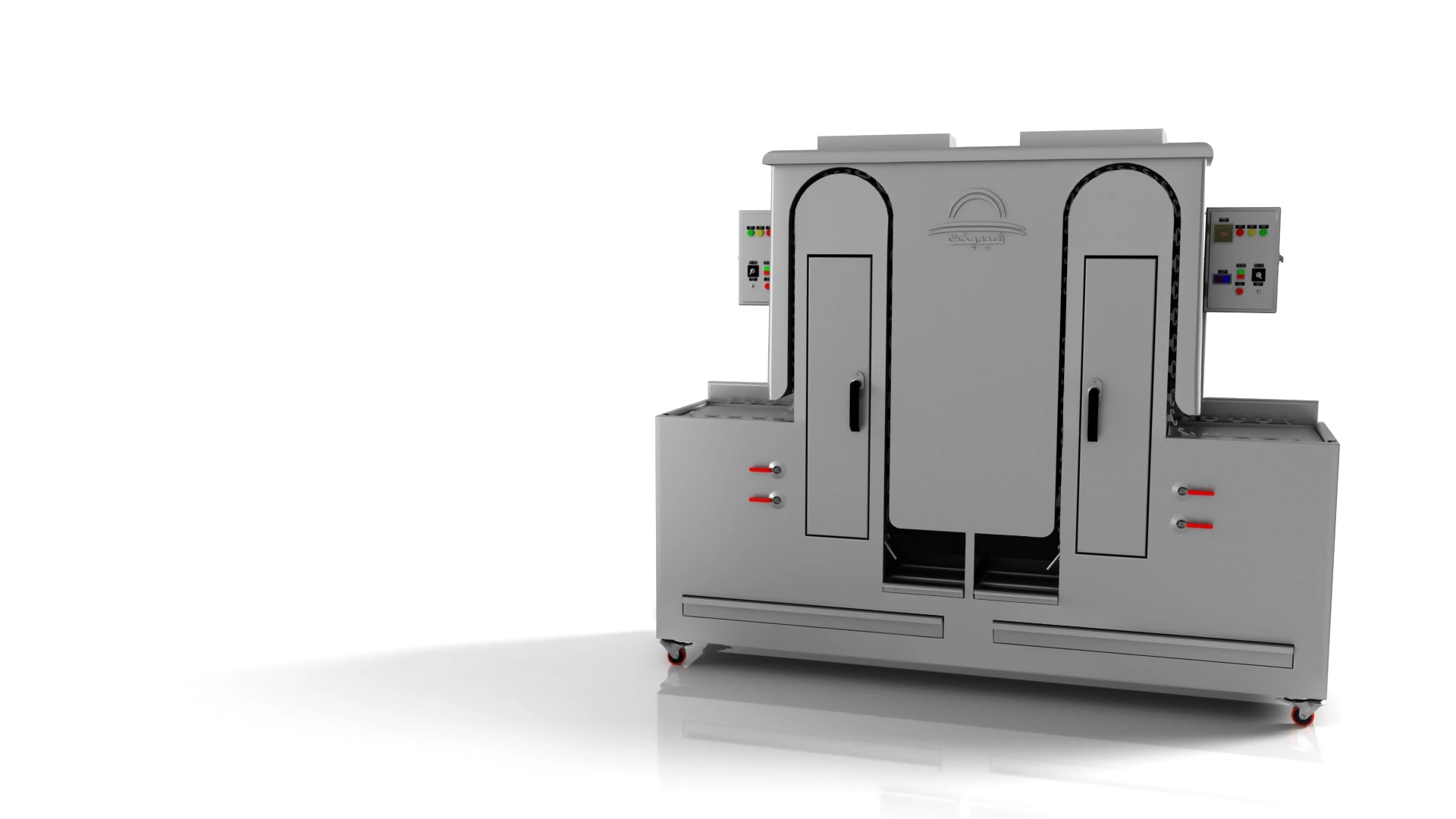 Berelyan automatic radiant kebab cooker with 1300-skewer-per-hour mixed-cooking capacity