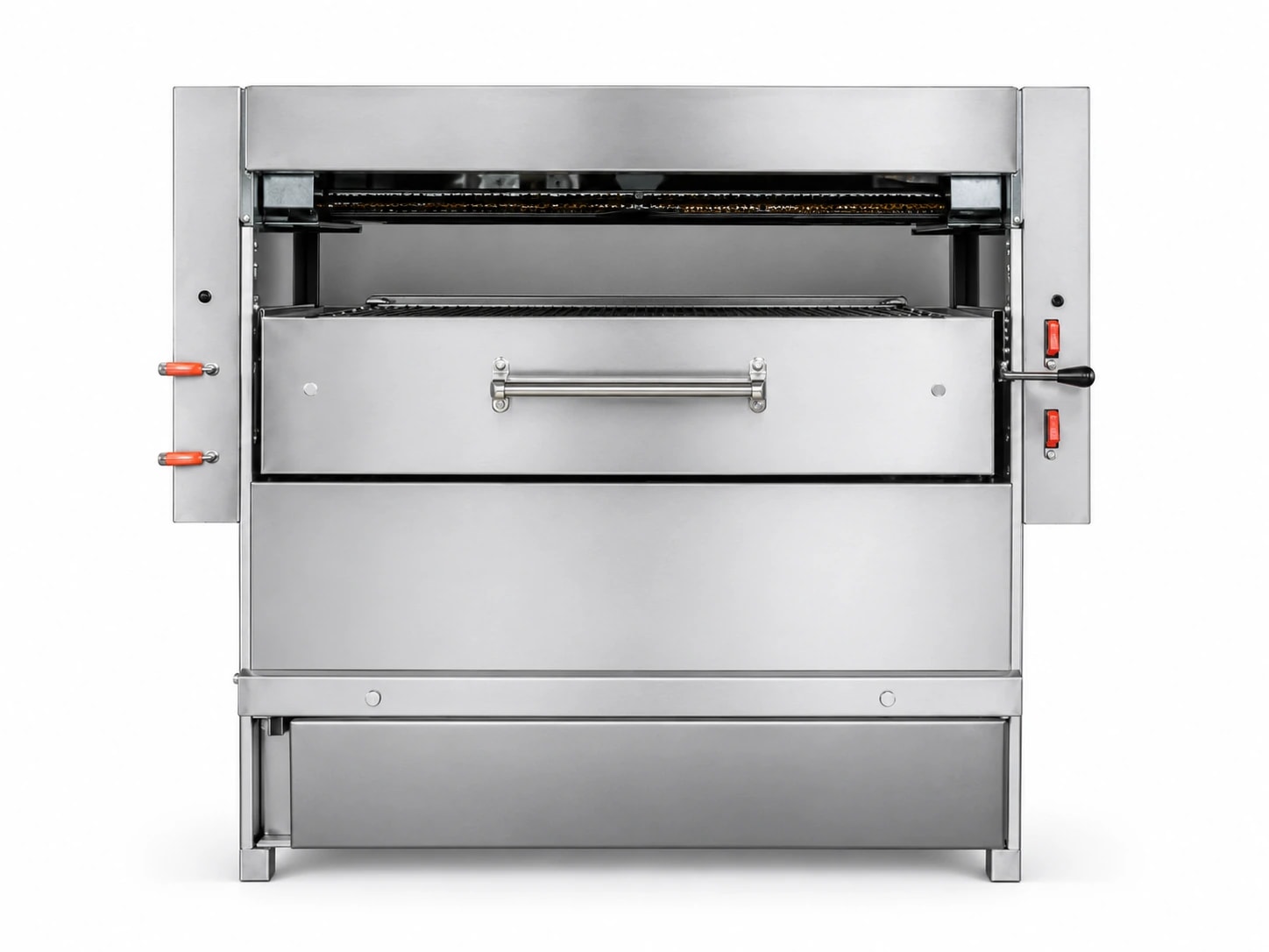 MARJAN rail radiant kebab grill with 20 skewers for 53 cm kebabs