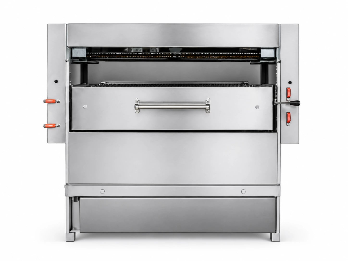Hamoon wide salamander radiant kebab grill with 20-skewer capacity and 50-centimeter kebab length